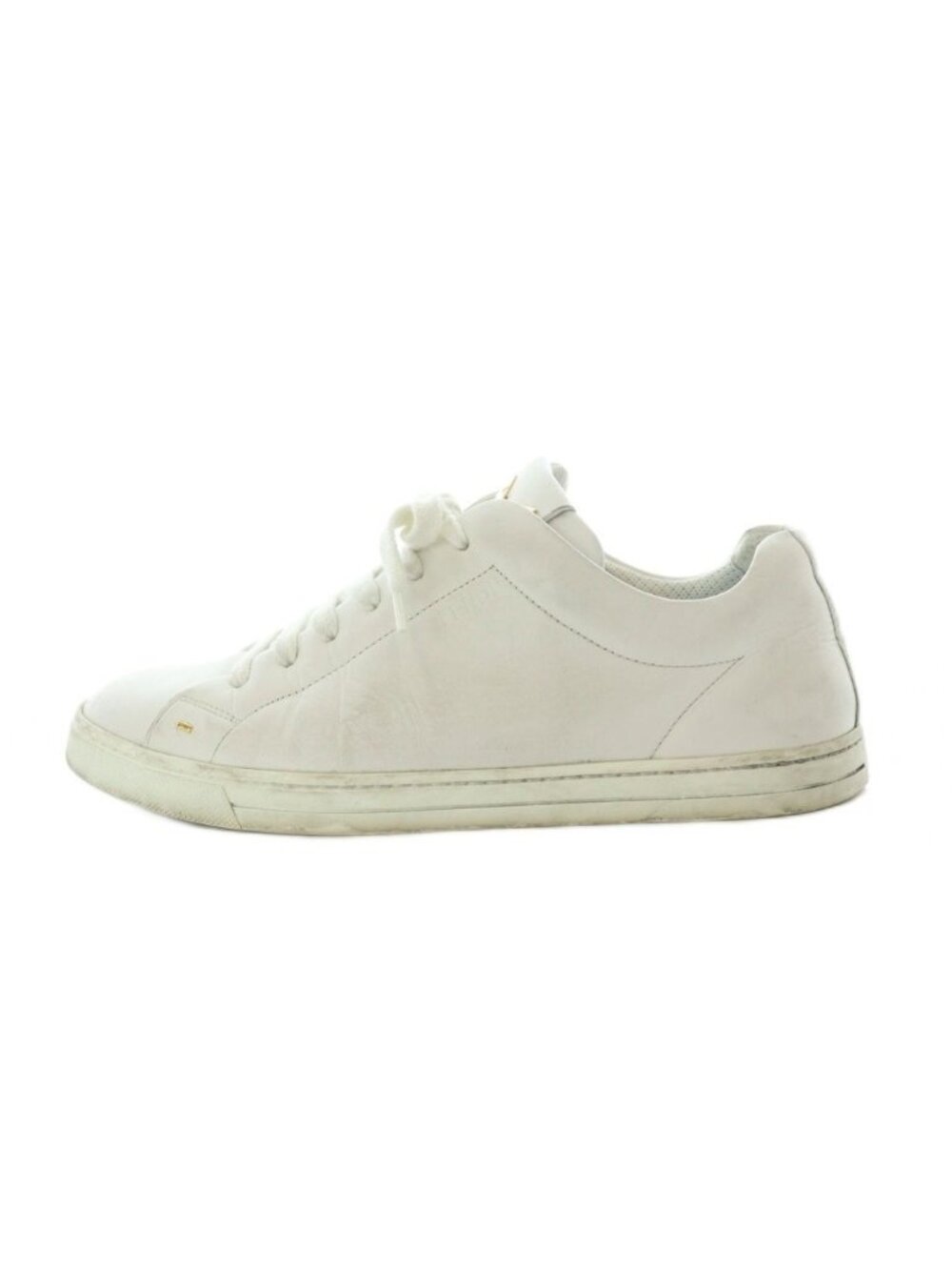 Fendi Sneakers Leather White Low-Cut OS